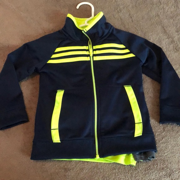 yellow adidas tracksuit toddler